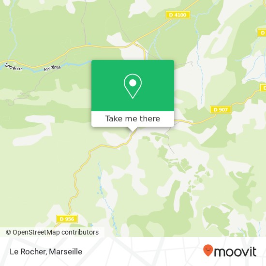 Le Rocher map