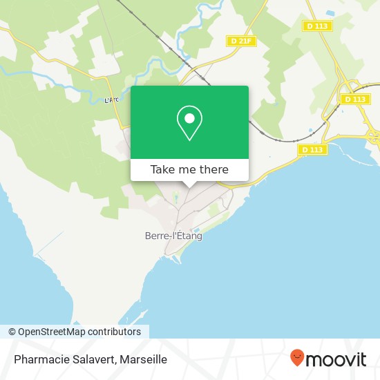 Pharmacie Salavert map