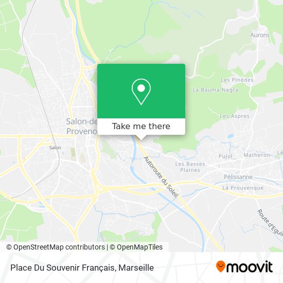 Place Du Souvenir Français map