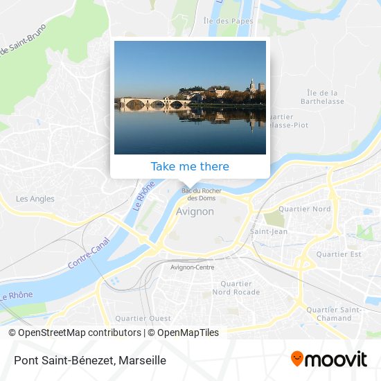 Pont Saint-Bénezet map