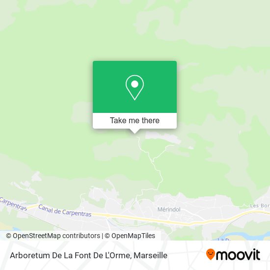 Arboretum De La Font De L'Orme map