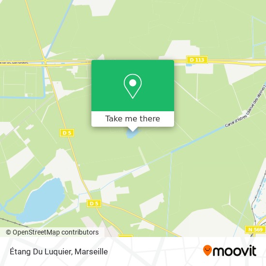 Étang Du Luquier map