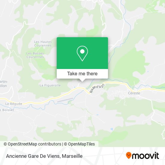 Ancienne Gare De Viens map