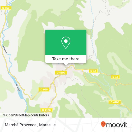 Marché Provencal map