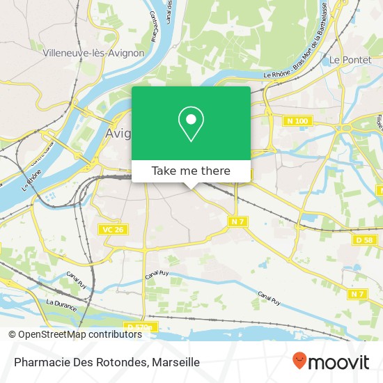 Pharmacie Des Rotondes map