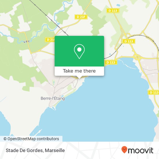 Stade De Gordes map