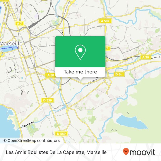 Mapa Les Amis Boulistes De La Capelette
