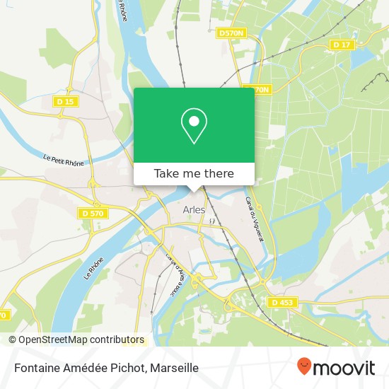 Mapa Fontaine Amédée Pichot
