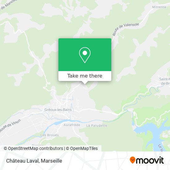 Château Laval map