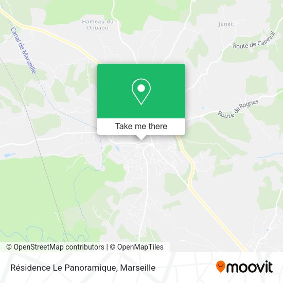 Résidence Le Panoramique map