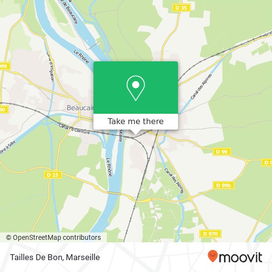 Tailles De Bon map