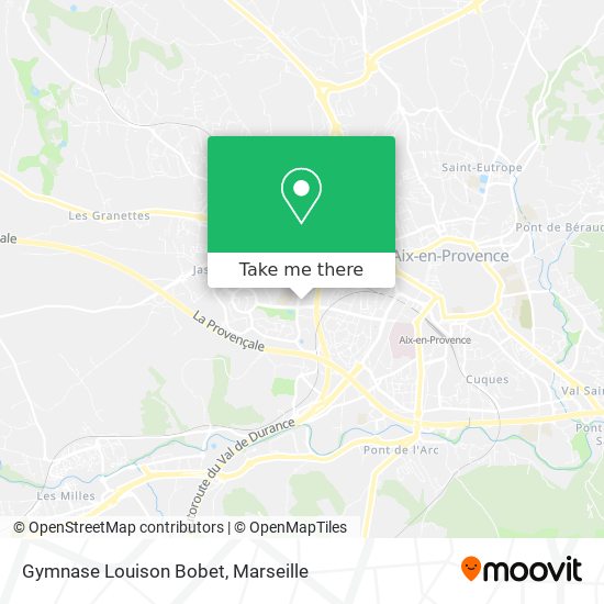 Gymnase Louison Bobet map