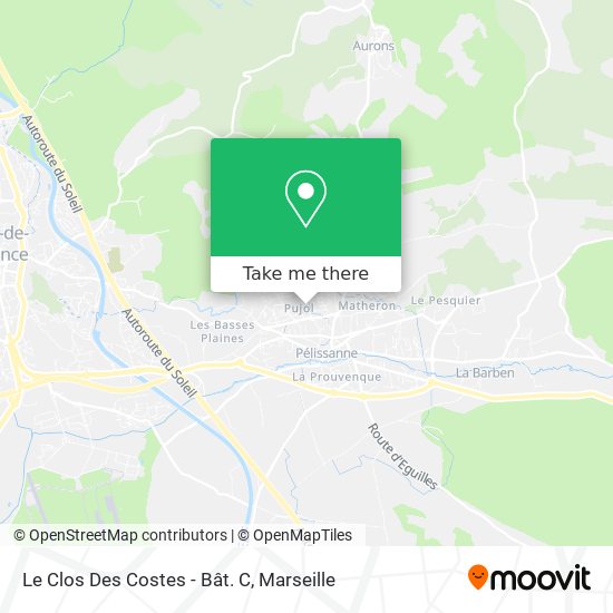 Le Clos Des Costes - Bât. C map