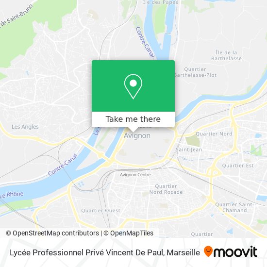 Lycée Professionnel Privé Vincent De Paul map