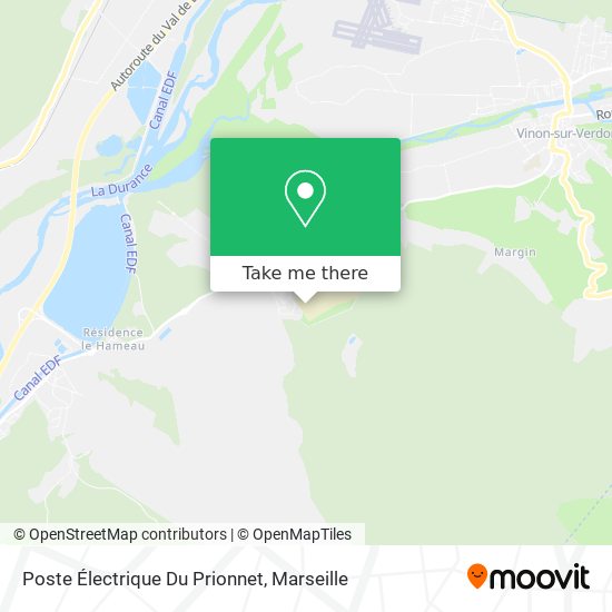 Mapa Poste Électrique Du Prionnet