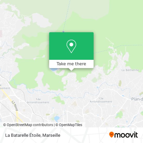 La Batarelle Étoile map