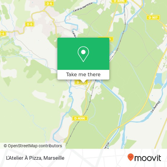 L'Atelier À Pizza map