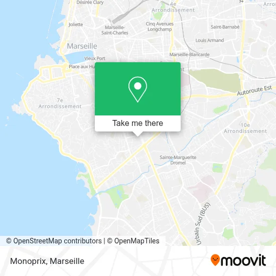 Monoprix map