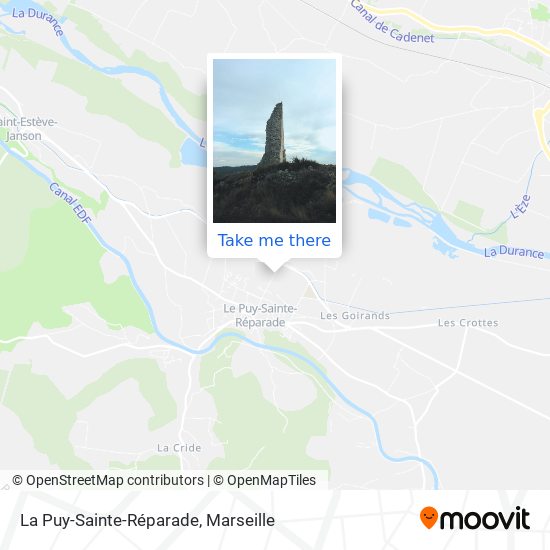 La Puy-Sainte-Réparade map