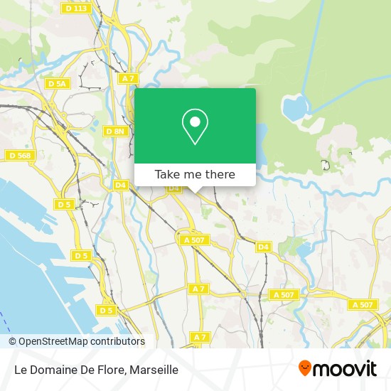 Mapa Le Domaine De Flore