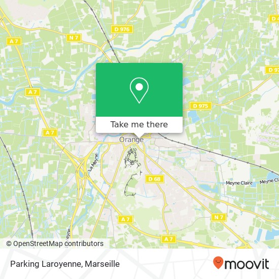 Mapa Parking Laroyenne