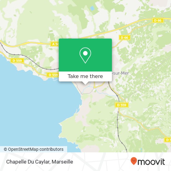 Mapa Chapelle Du Caylar