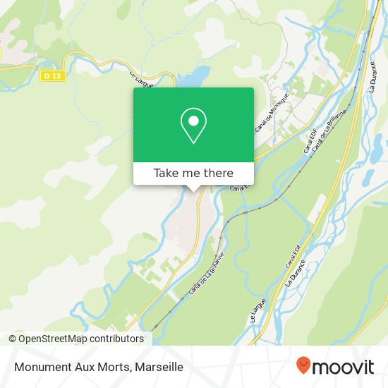 Mapa Monument Aux Morts