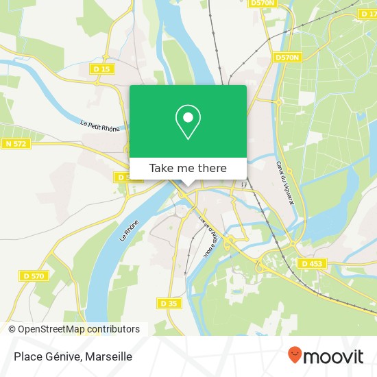 Mapa Place Génive