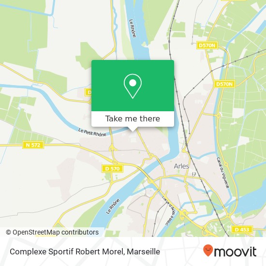 Complexe Sportif Robert Morel map