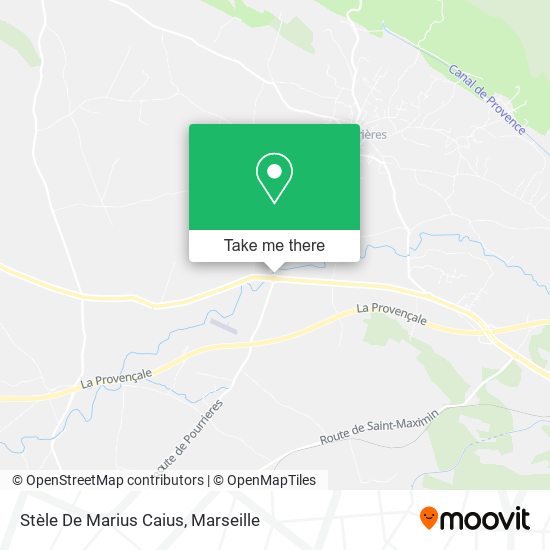 Stèle De Marius Caius map