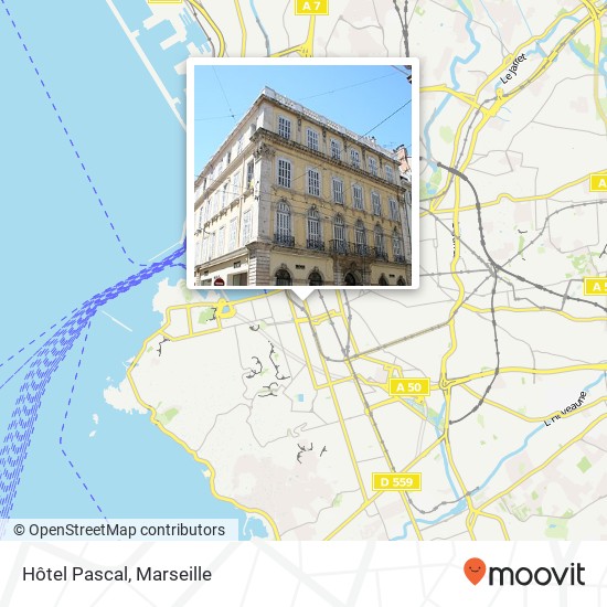 Mapa Hôtel Pascal