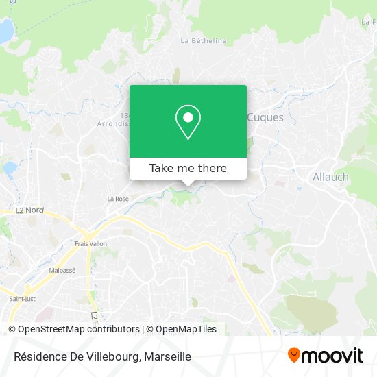 Résidence De Villebourg map
