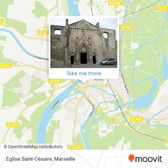 Mapa Église Saint-Césaire