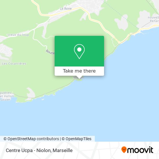 Centre Ucpa - Niolon map