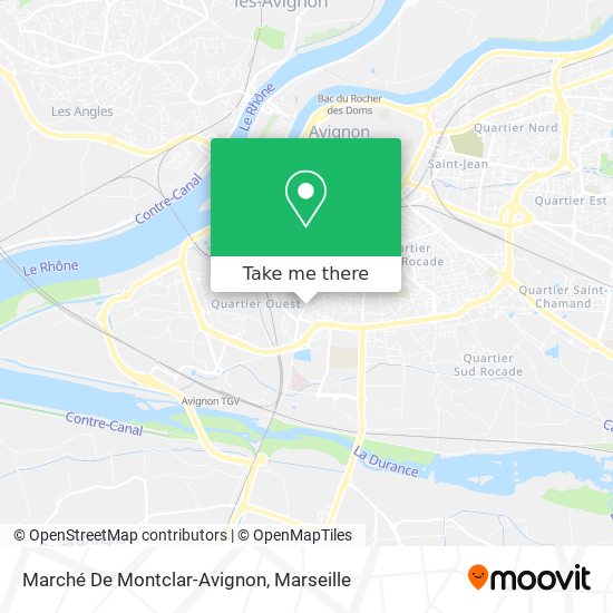 Marché De Montclar-Avignon map