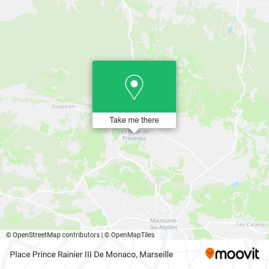 Place Prince Rainier III De Monaco map