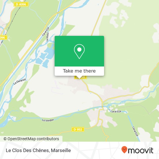 Le Clos Des Chênes map