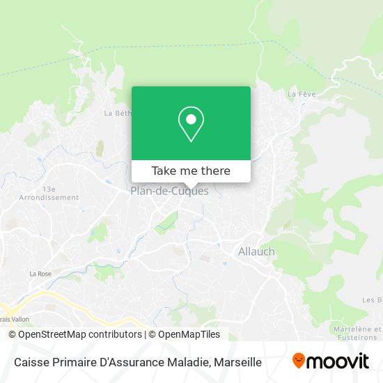 Caisse Primaire D'Assurance Maladie map