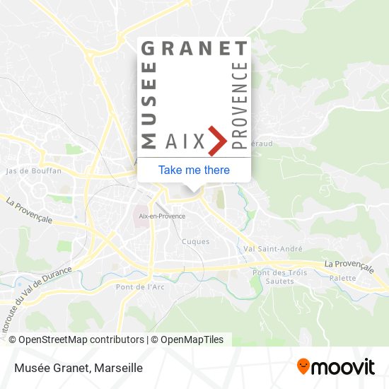 Musée Granet map