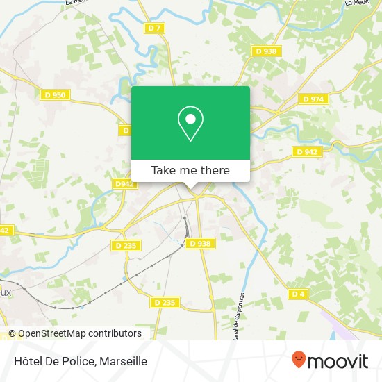 Mapa Hôtel De Police