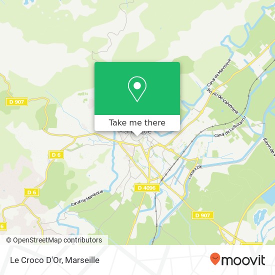 Mapa Le Croco D'Or