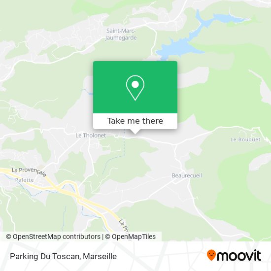 Parking Du Toscan map