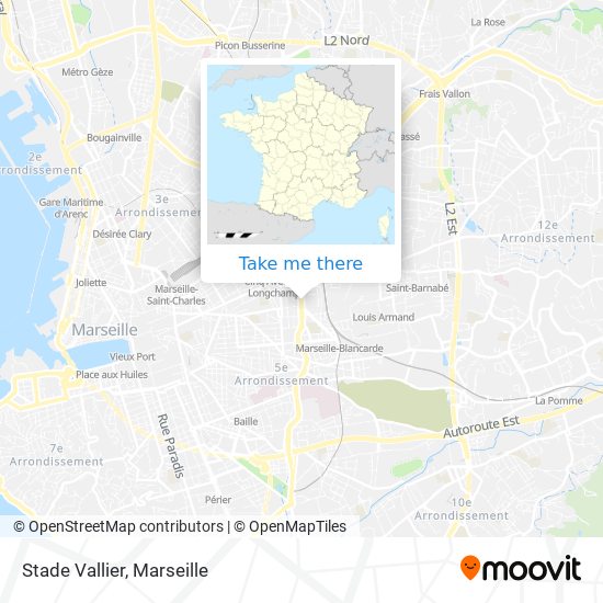 How To Get To Stade Vallier In Marseille 4e Arrondissement By Bus Metro Or Light Rail