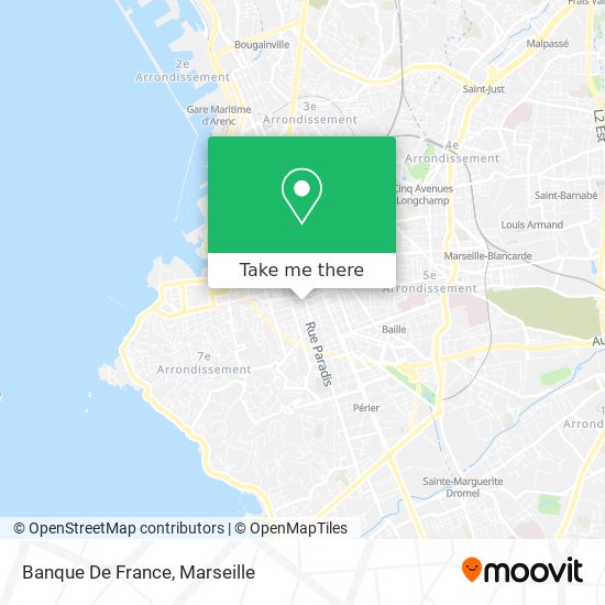 Banque De France map