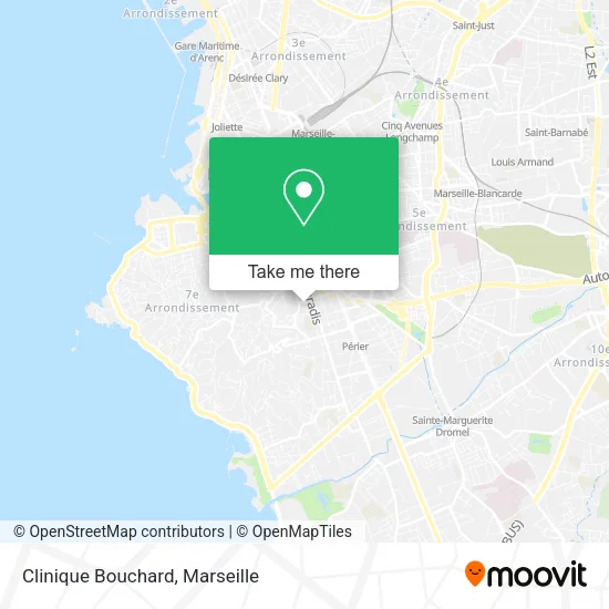 Clinique Bouchard map