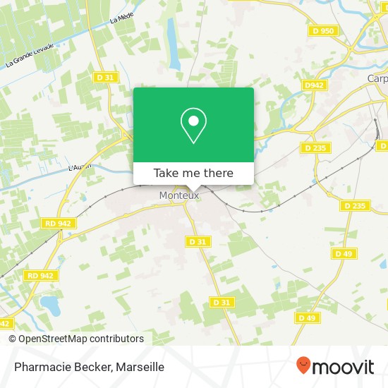 Mapa Pharmacie Becker