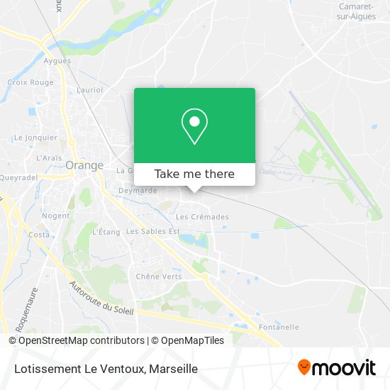 Lotissement Le Ventoux map