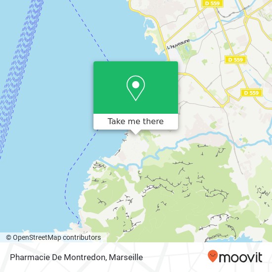 Mapa Pharmacie De Montredon