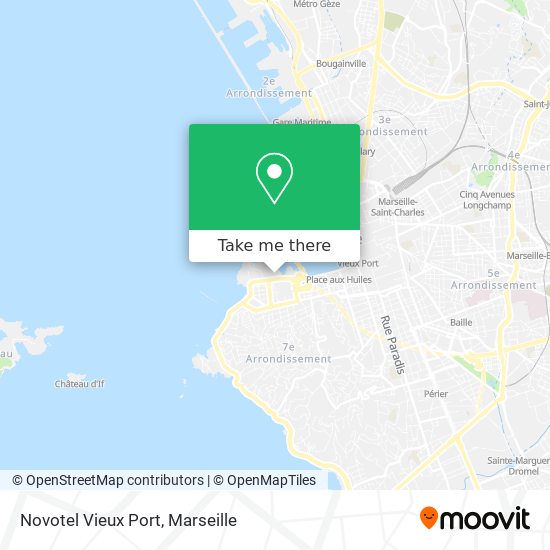 Mapa Novotel Vieux Port