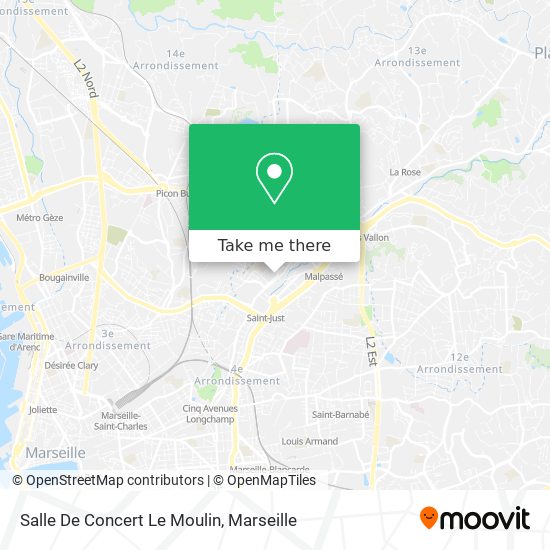 Salle De Concert Le Moulin map